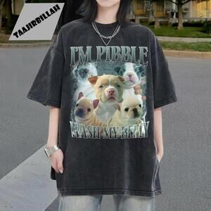 Funny Pibble Dog Meme T Shirt, Brainrot Tee